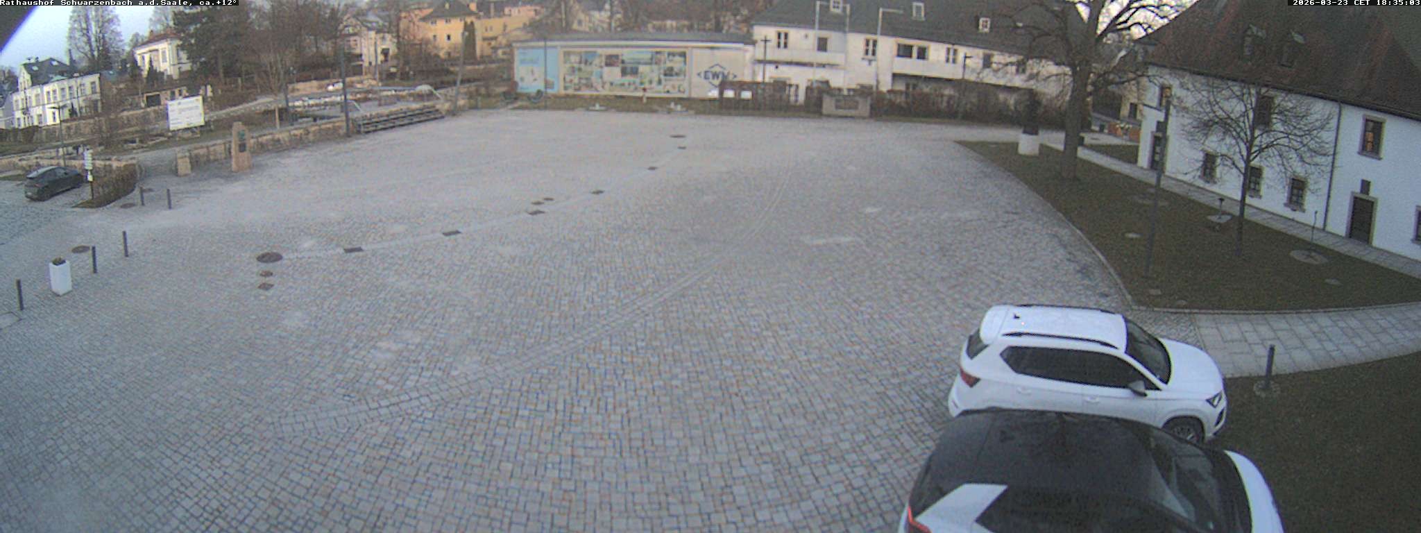 Archiv Foto Webcam Schwarzenbach an der Saale Rathaushof