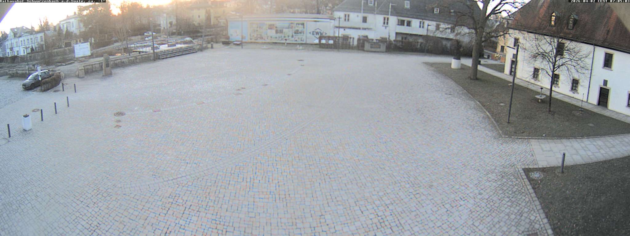 Archiv Foto Webcam Schwarzenbach an der Saale Rathaushof