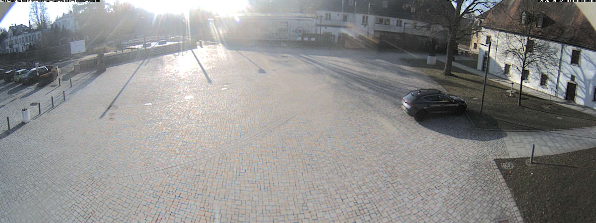 Archiv Foto Webcam Schwarzenbach an der Saale Rathaushof