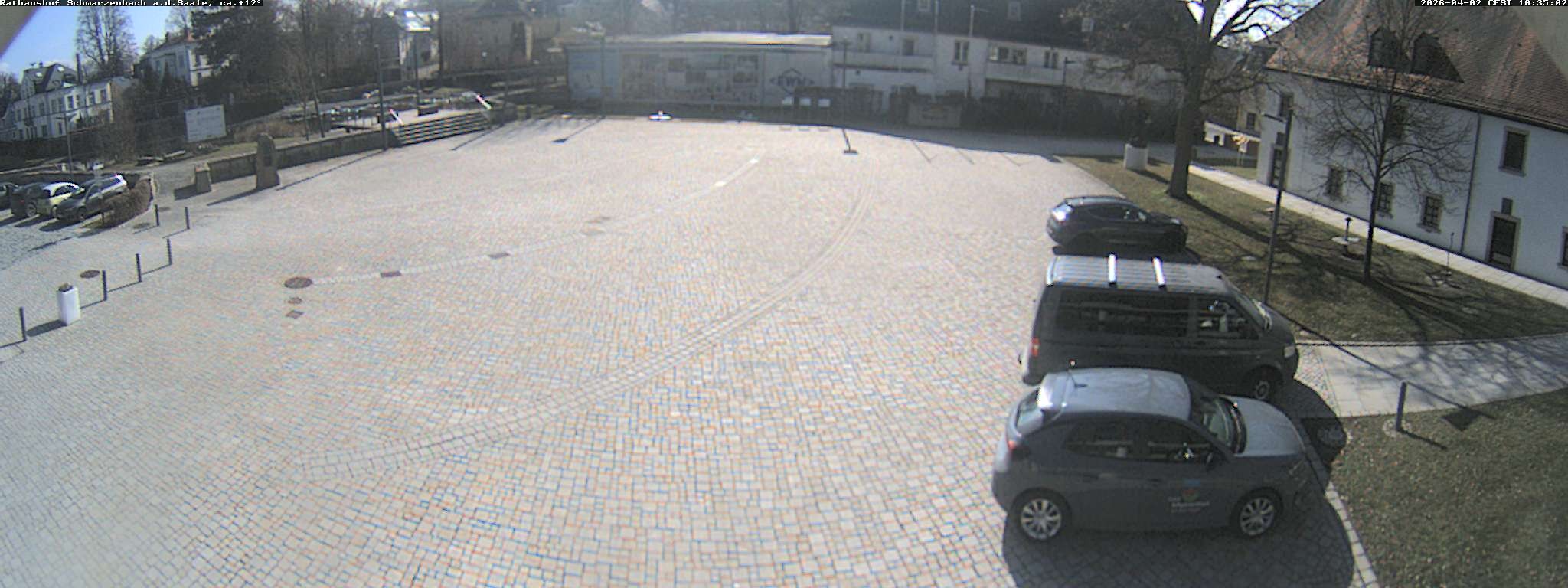 Archiv Foto Webcam Schwarzenbach an der Saale Rathaushof