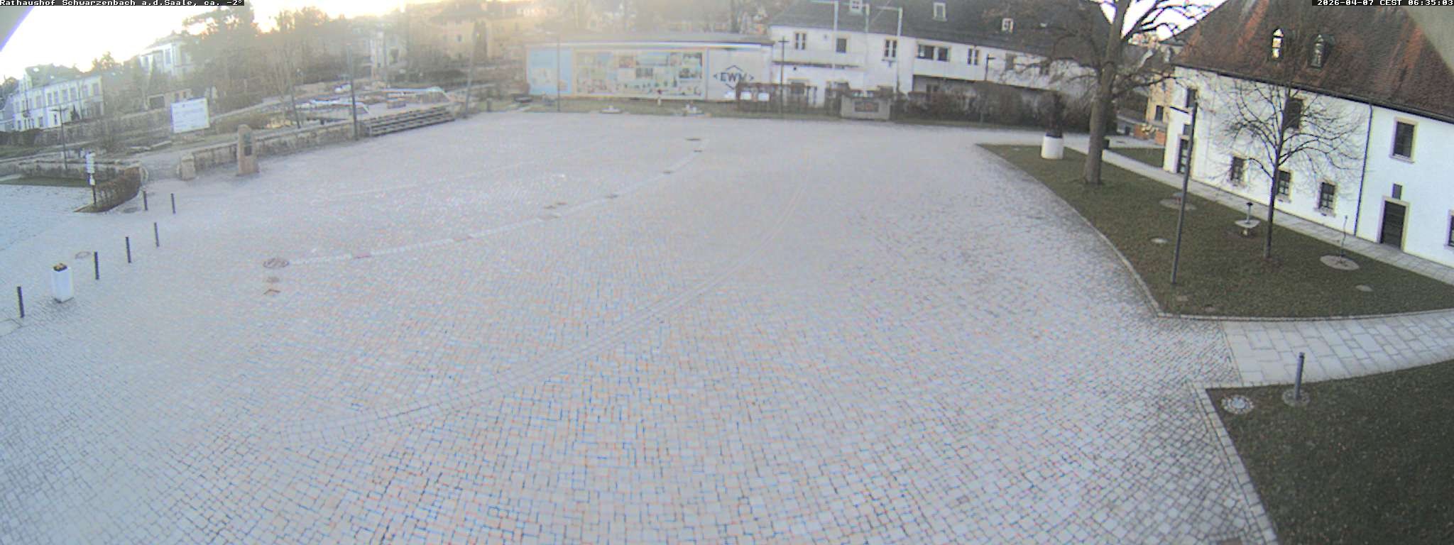 Archiv Foto Webcam Schwarzenbach an der Saale Rathaushof