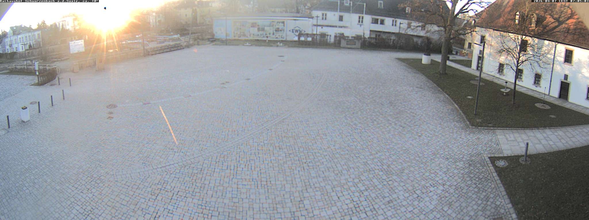 Archiv Foto Webcam Schwarzenbach an der Saale Rathaushof