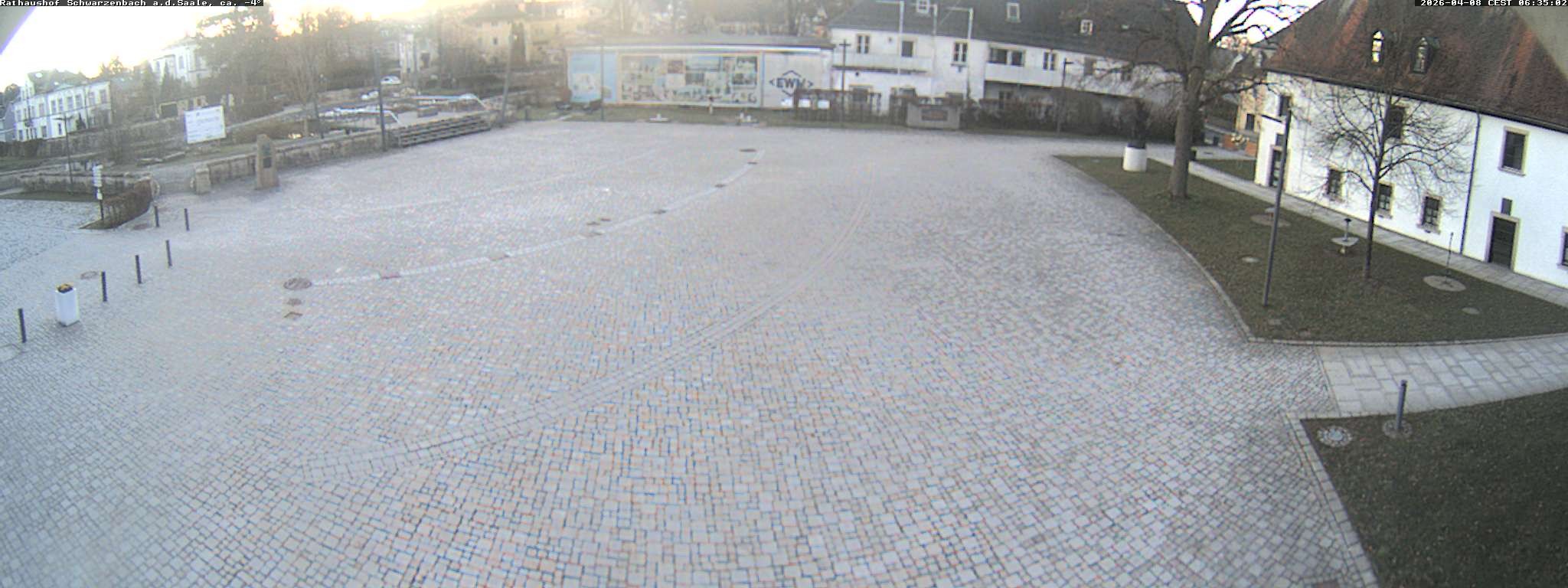 Archiv Foto Webcam Schwarzenbach an der Saale Rathaushof