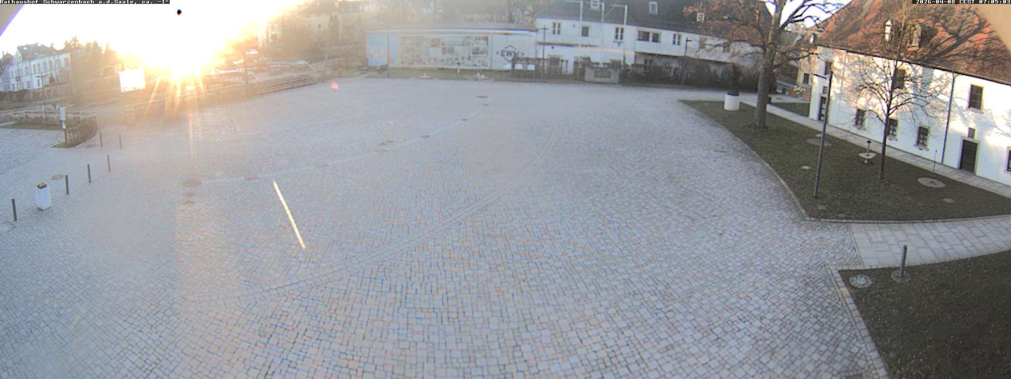 Archiv Foto Webcam Schwarzenbach an der Saale Rathaushof