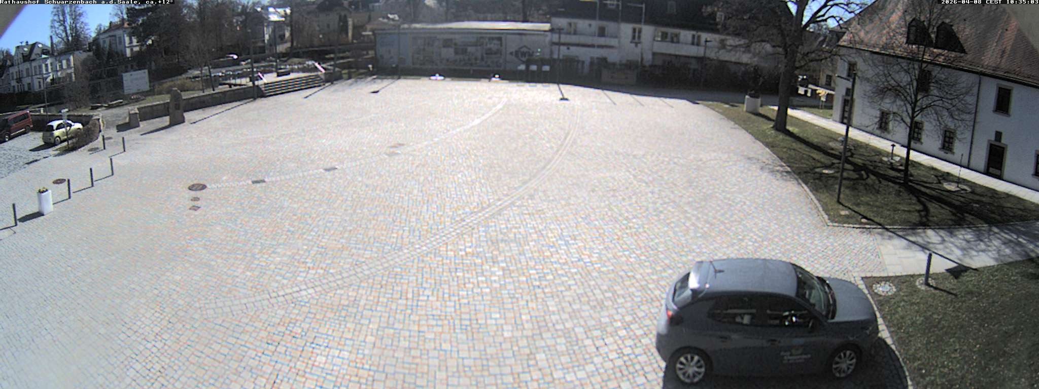 Archiv Foto Webcam Schwarzenbach an der Saale Rathaushof