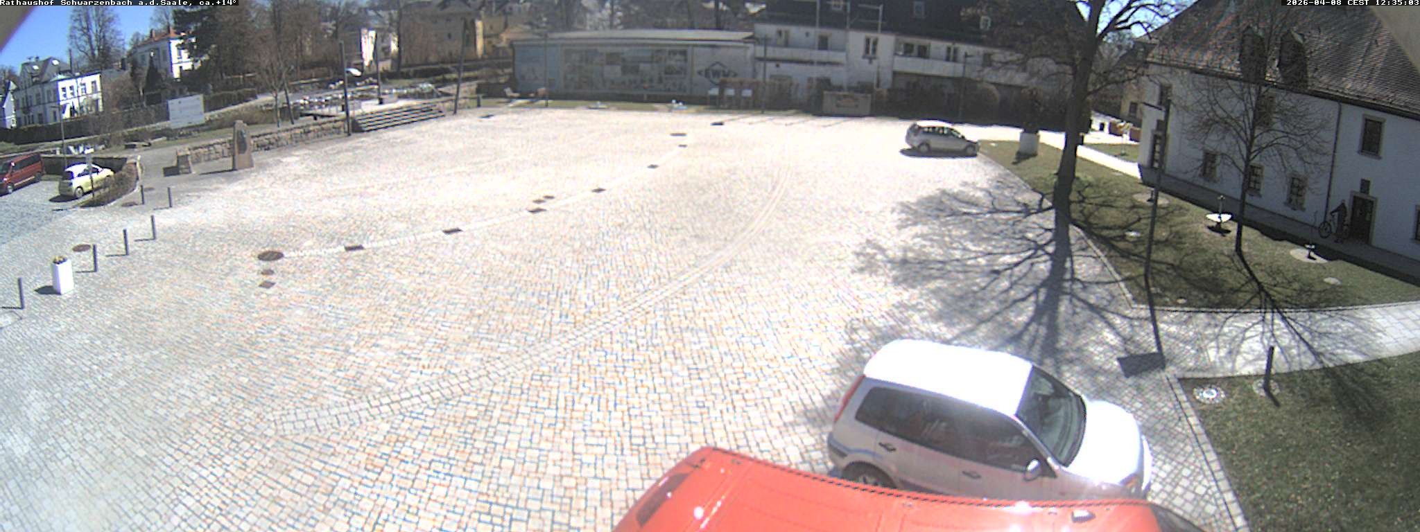 Archiv Foto Webcam Schwarzenbach an der Saale Rathaushof