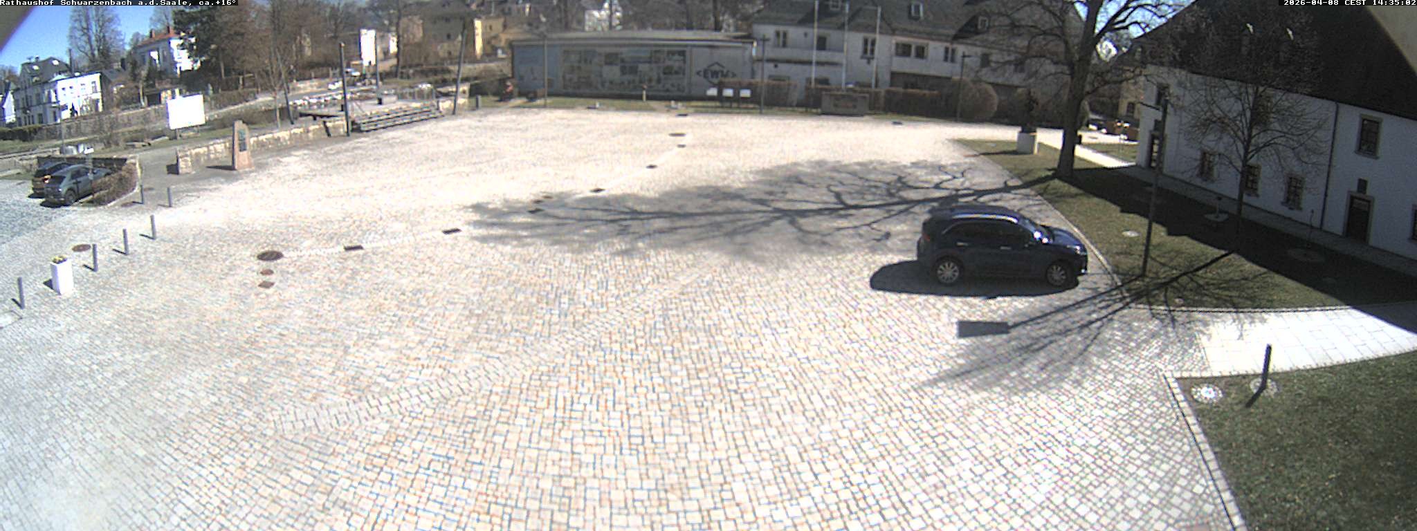 Archiv Foto Webcam Schwarzenbach an der Saale Rathaushof