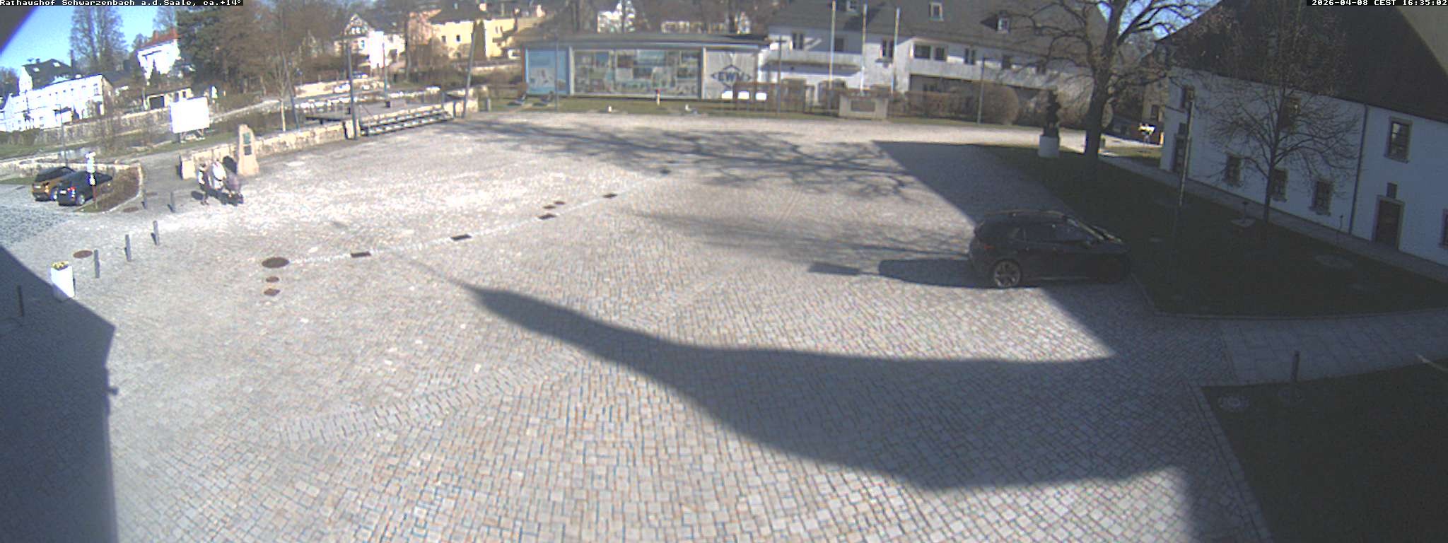 Archiv Foto Webcam Schwarzenbach an der Saale Rathaushof