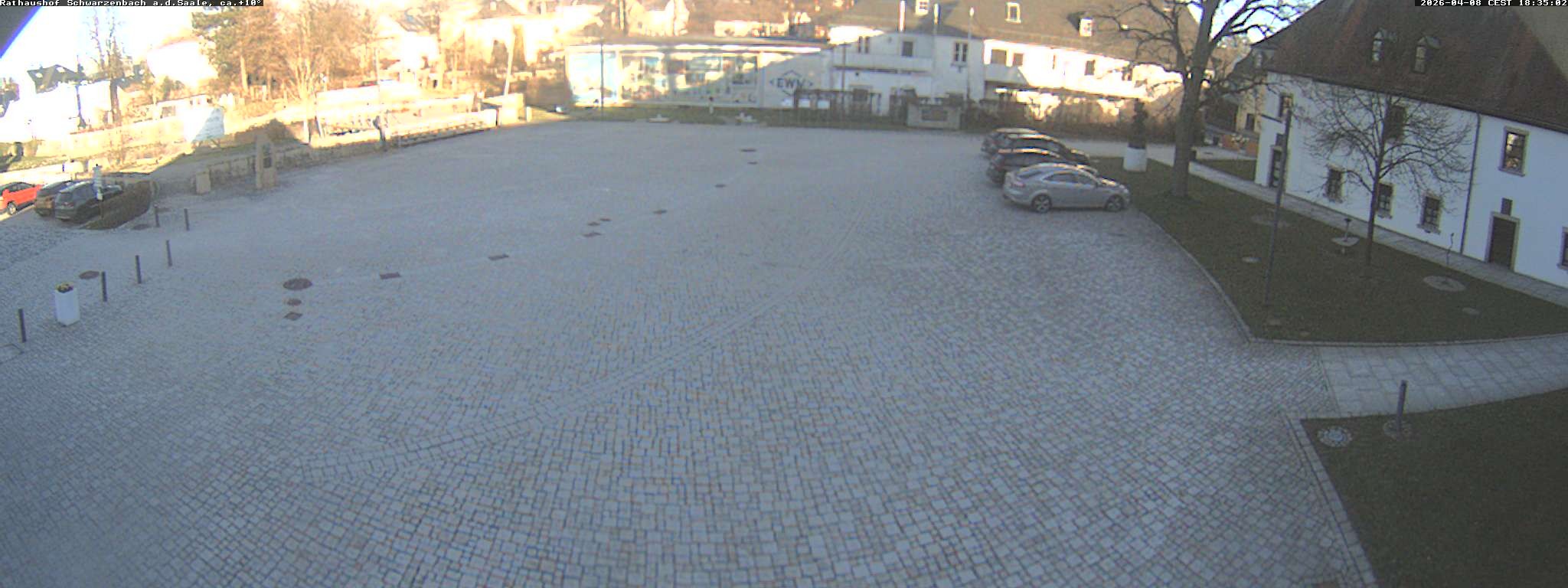 Archiv Foto Webcam Schwarzenbach an der Saale Rathaushof