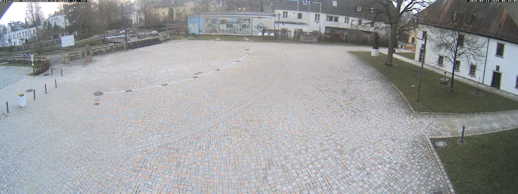 Archiv Foto Webcam Schwarzenbach an der Saale Rathaushof