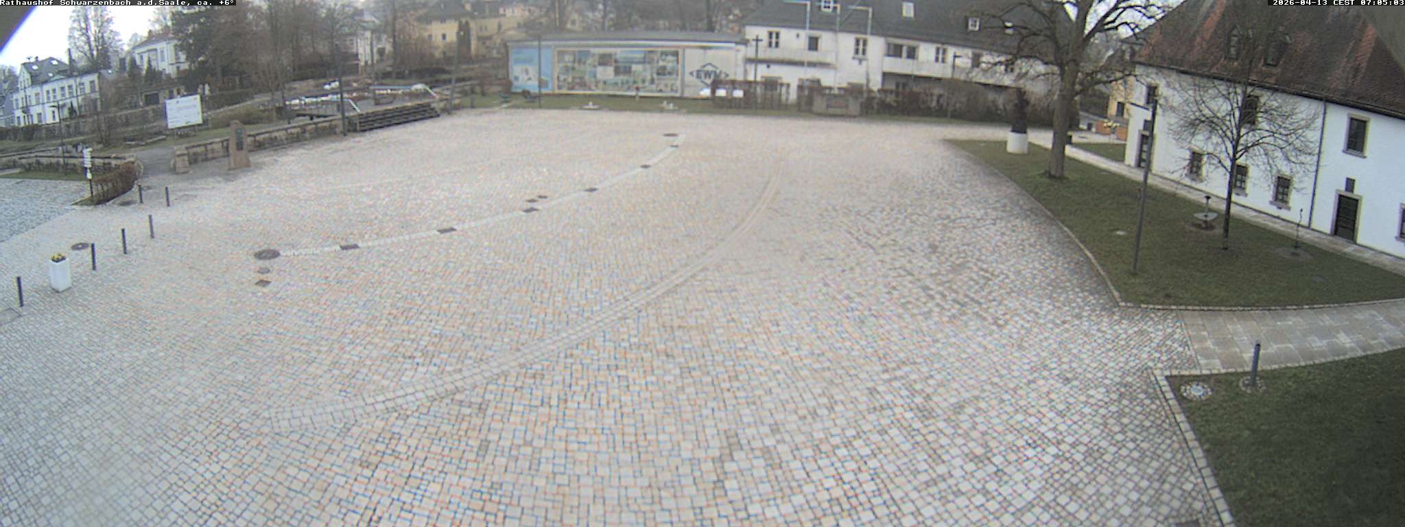 Archiv Foto Webcam Schwarzenbach an der Saale Rathaushof