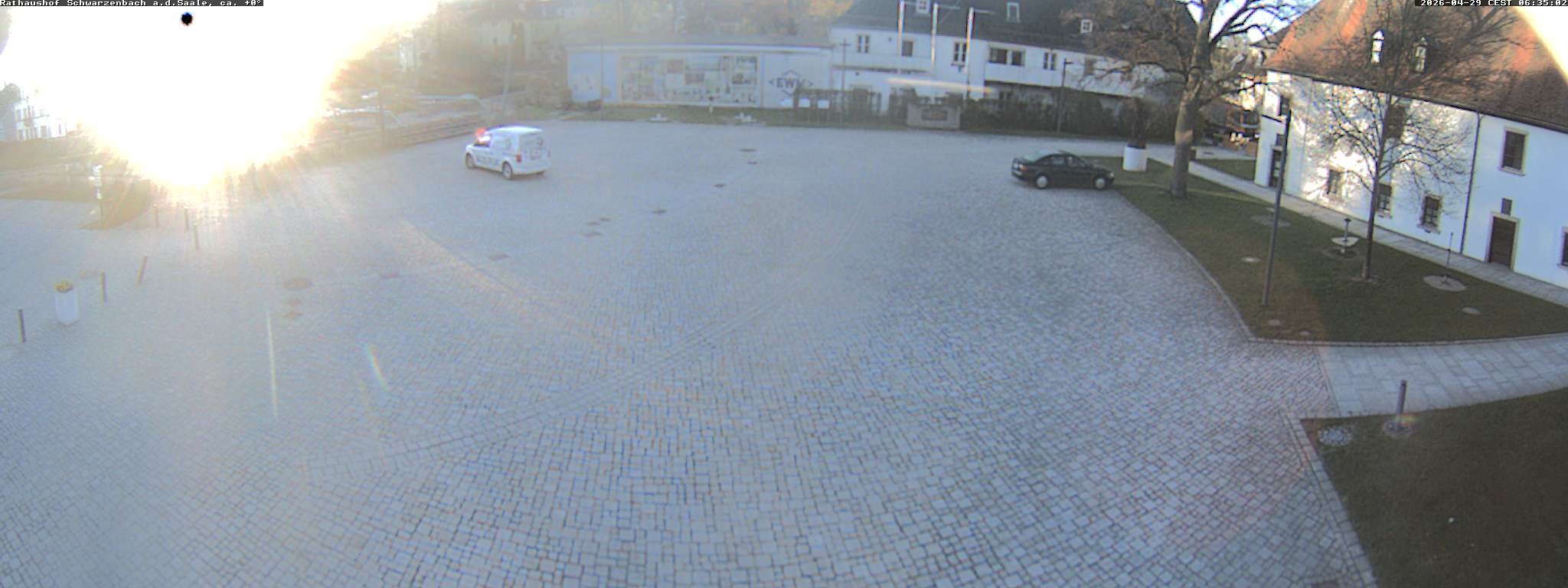Archiv Foto Webcam Schwarzenbach an der Saale Rathaushof