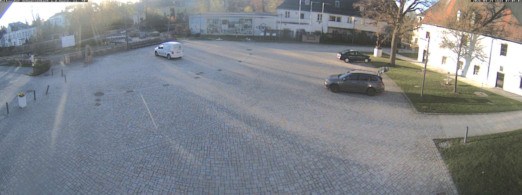 Archiv Foto Webcam Schwarzenbach an der Saale Rathaushof