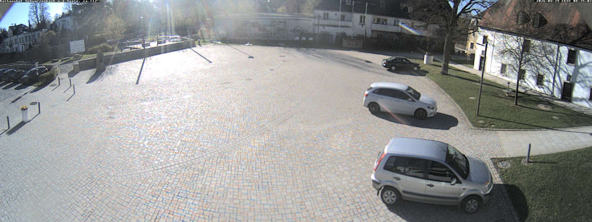 Archiv Foto Webcam Schwarzenbach an der Saale Rathaushof