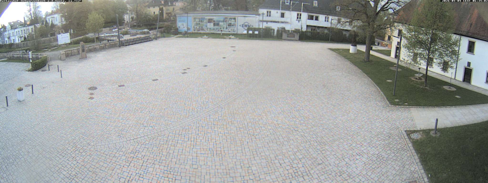 Archiv Foto Webcam Schwarzenbach an der Saale Rathaushof