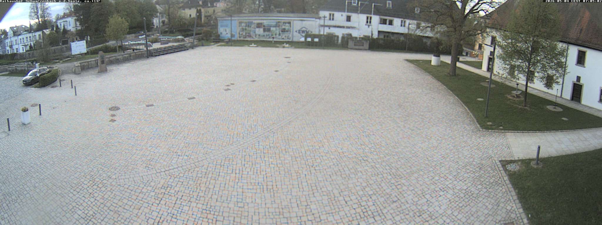 Archiv Foto Webcam Schwarzenbach an der Saale Rathaushof
