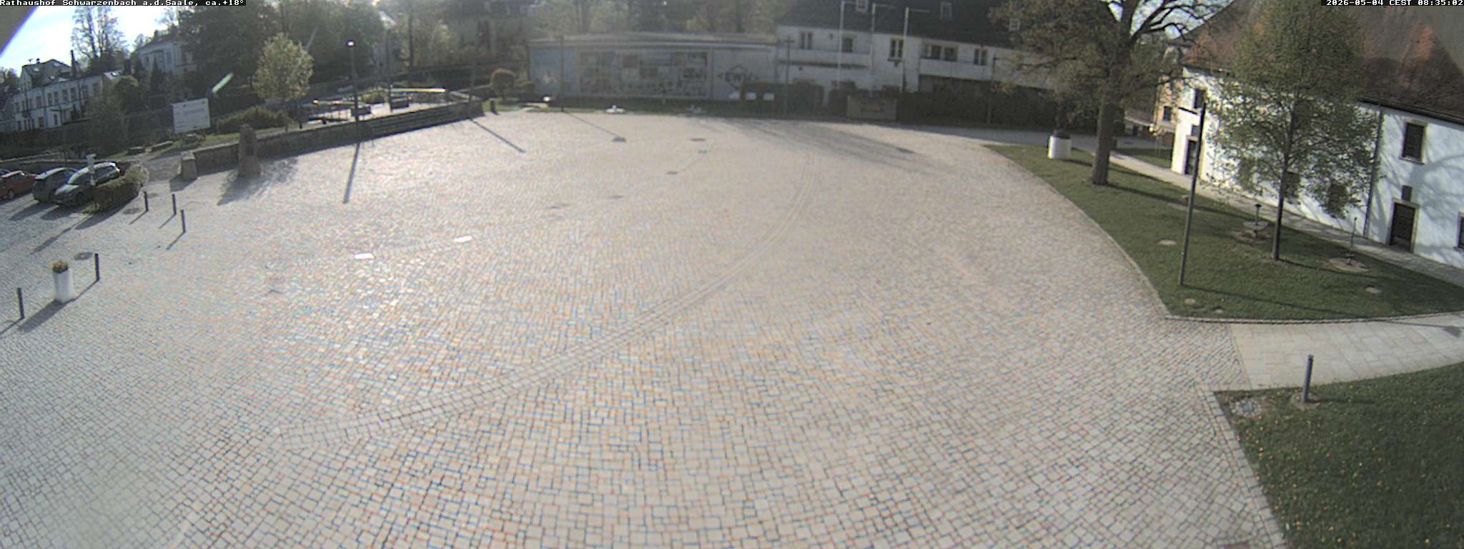 Archiv Foto Webcam Schwarzenbach an der Saale Rathaushof