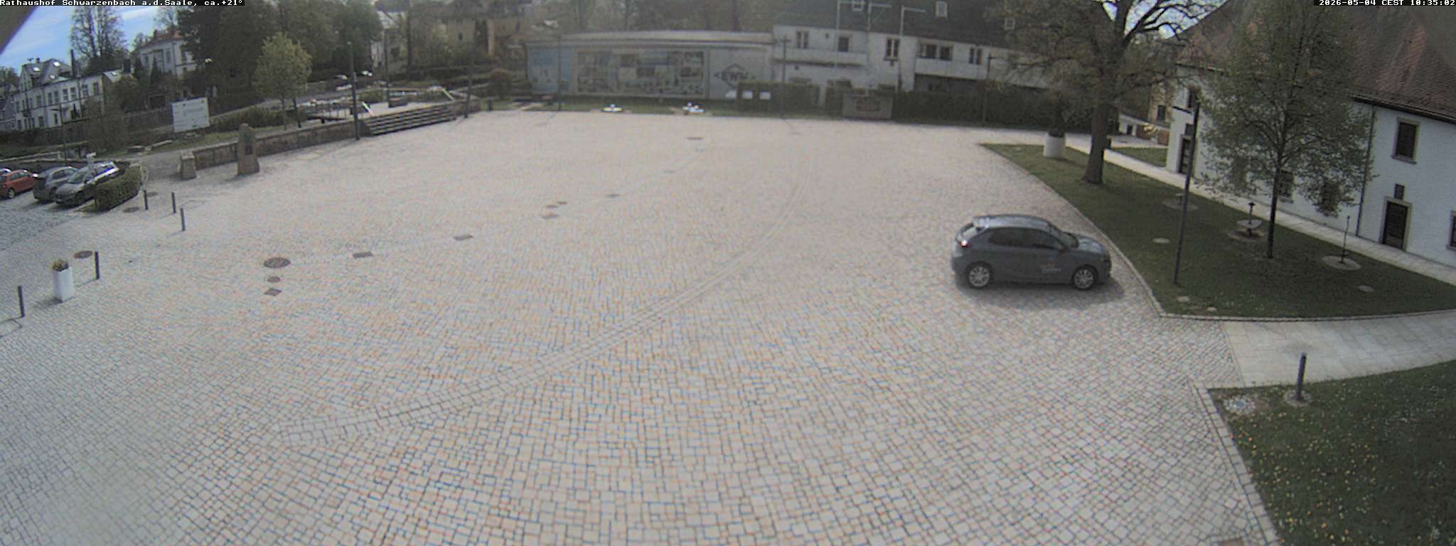 Archiv Foto Webcam Schwarzenbach an der Saale Rathaushof