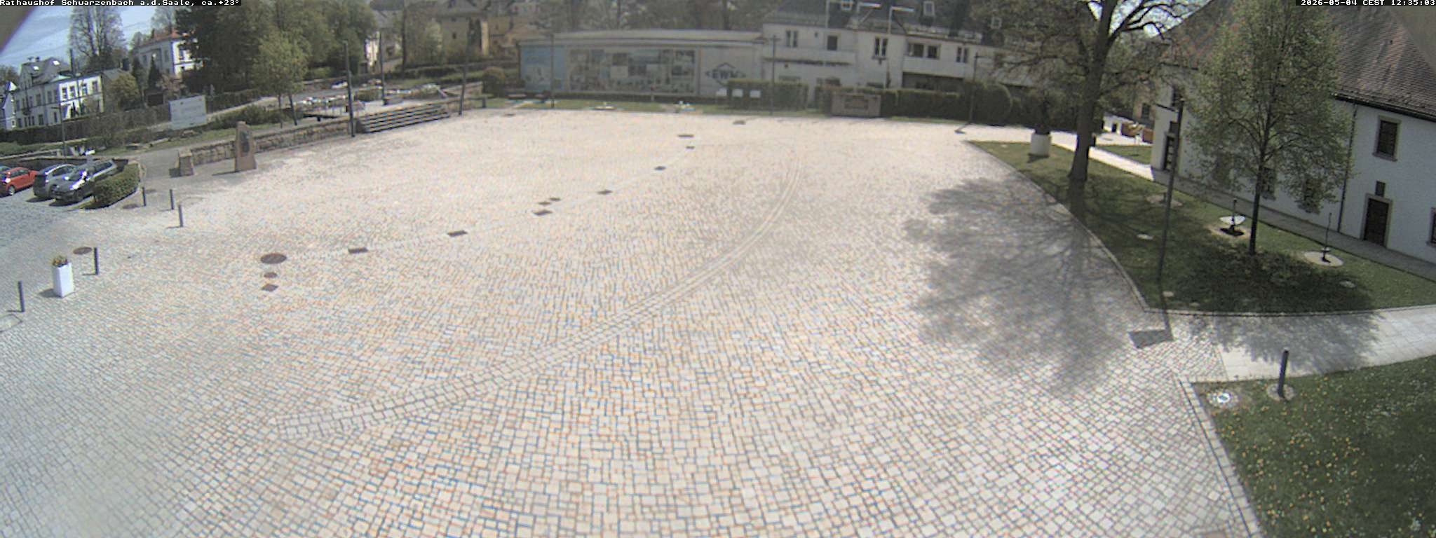 Archiv Foto Webcam Schwarzenbach an der Saale Rathaushof