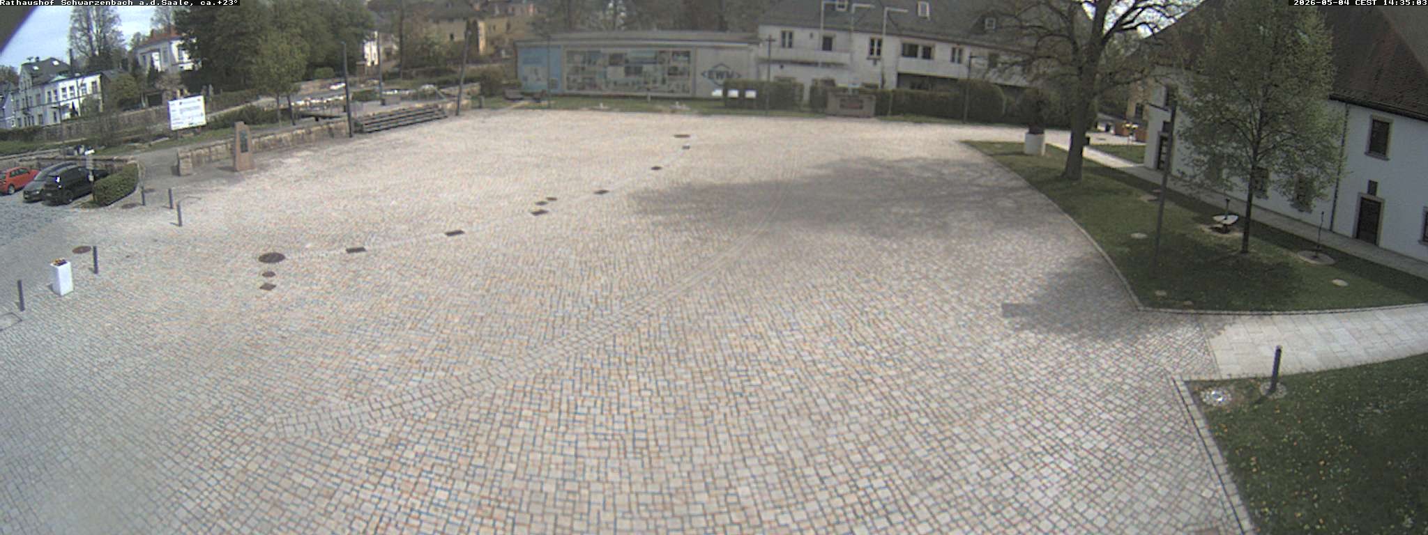 Archiv Foto Webcam Schwarzenbach an der Saale Rathaushof