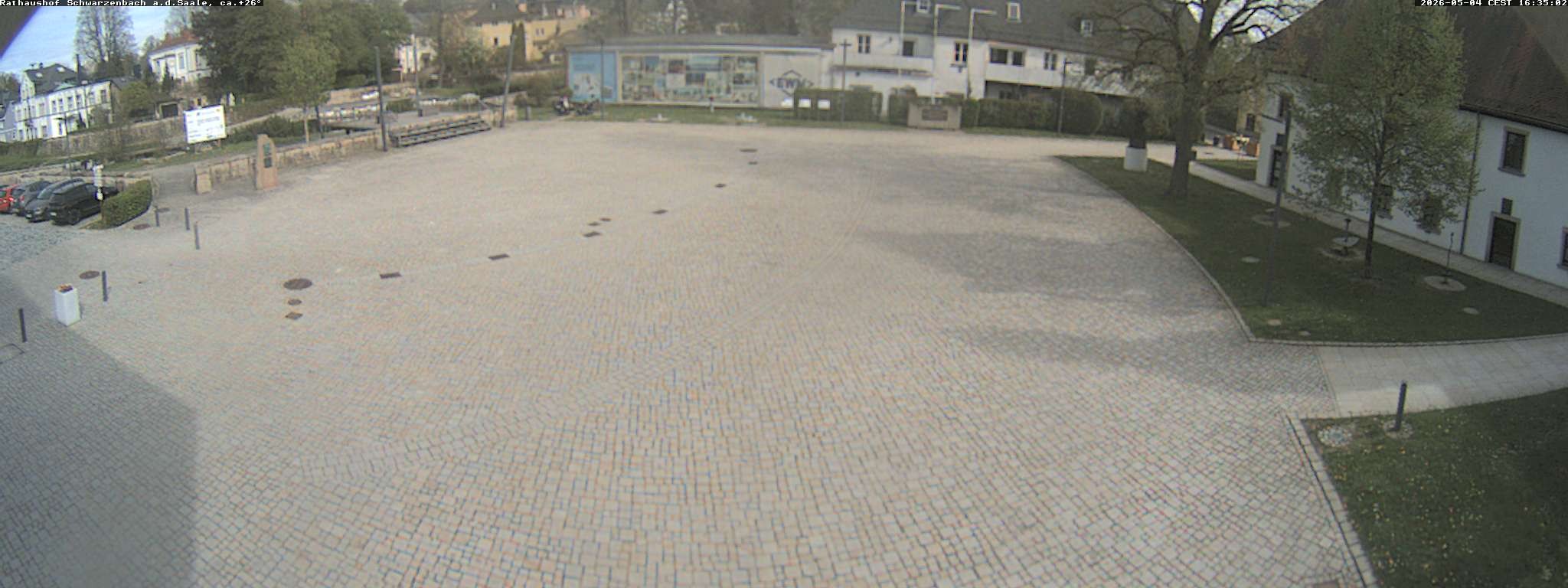 Archiv Foto Webcam Schwarzenbach an der Saale Rathaushof