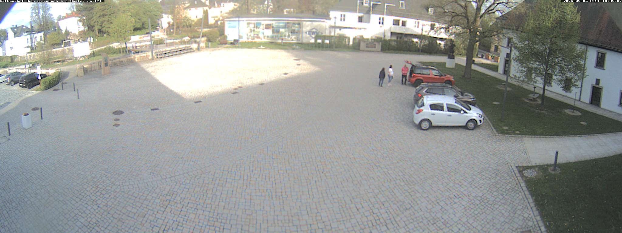 Archiv Foto Webcam Schwarzenbach an der Saale Rathaushof