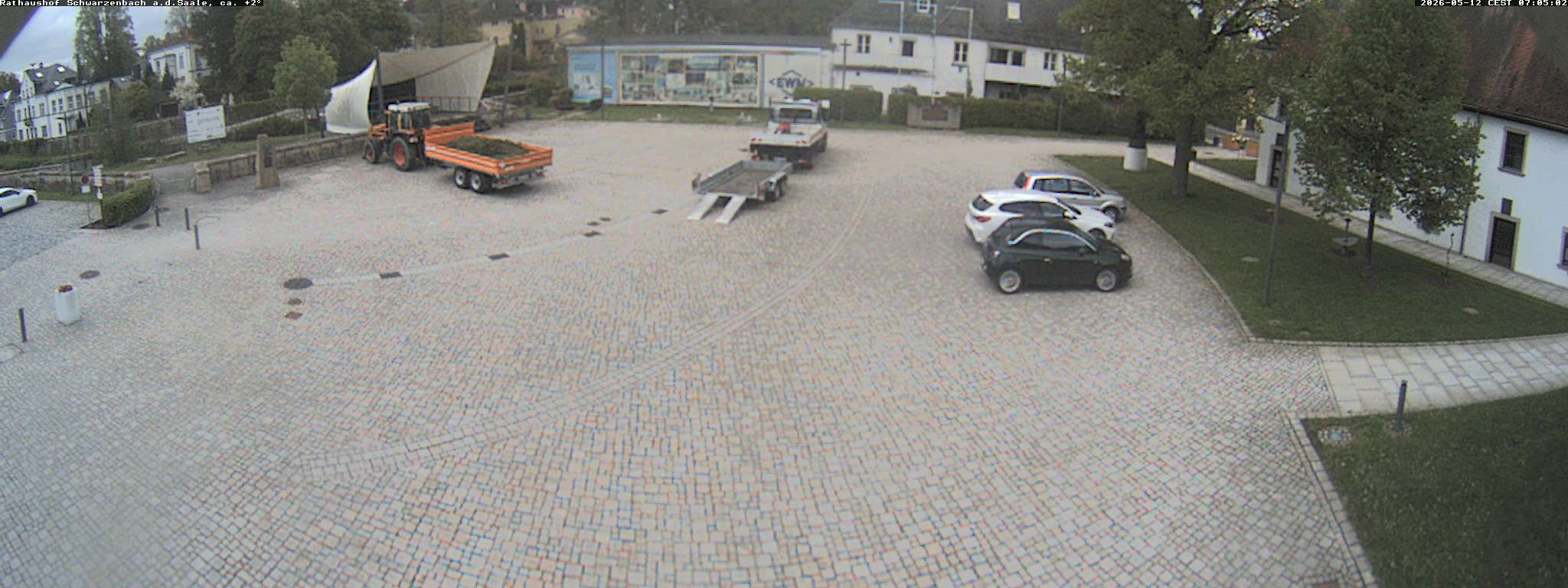 Archiv Foto Webcam Schwarzenbach an der Saale Rathaushof