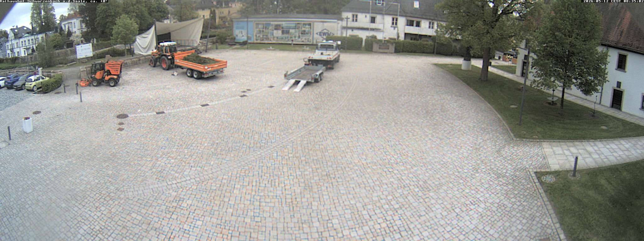 Archiv Foto Webcam Schwarzenbach an der Saale Rathaushof
