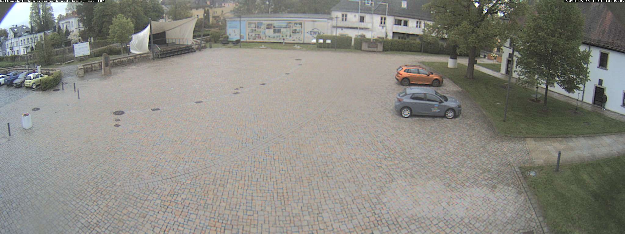 Archiv Foto Webcam Schwarzenbach an der Saale Rathaushof
