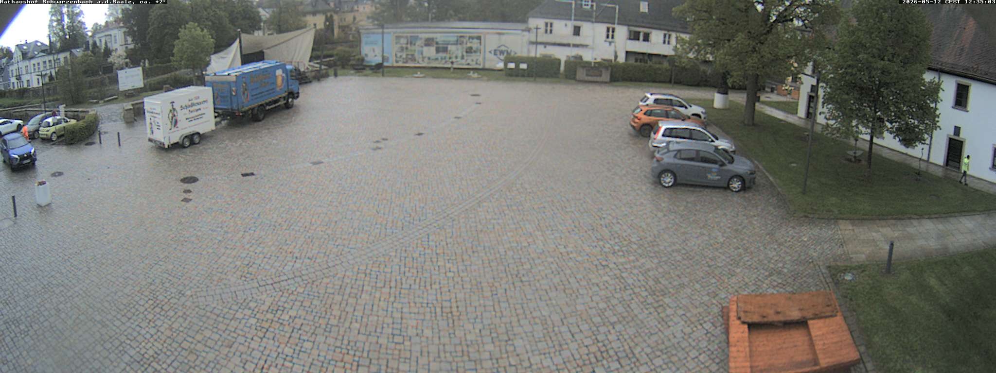 Archiv Foto Webcam Schwarzenbach an der Saale Rathaushof