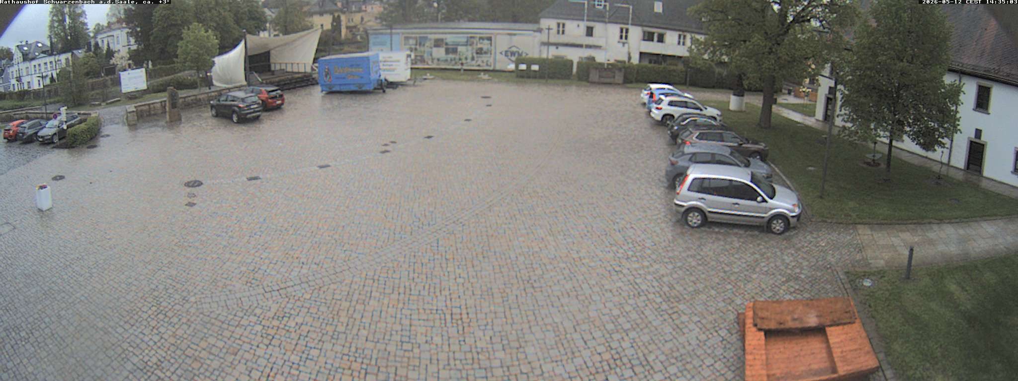 Archiv Foto Webcam Schwarzenbach an der Saale Rathaushof