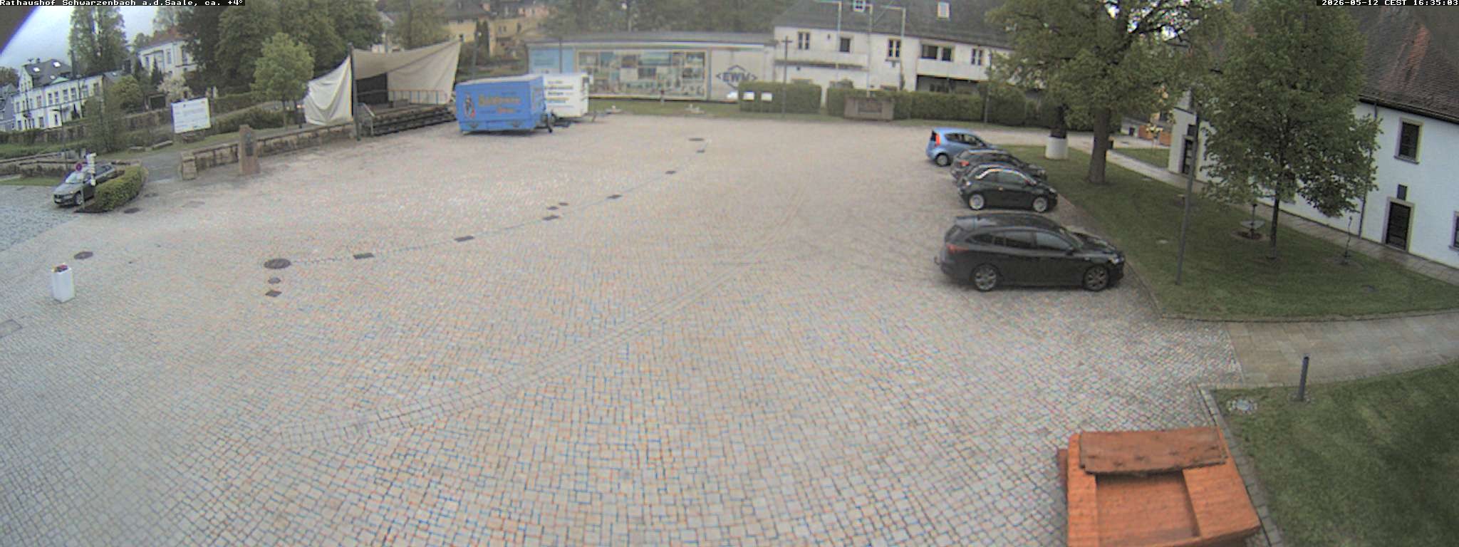 Archiv Foto Webcam Schwarzenbach an der Saale Rathaushof