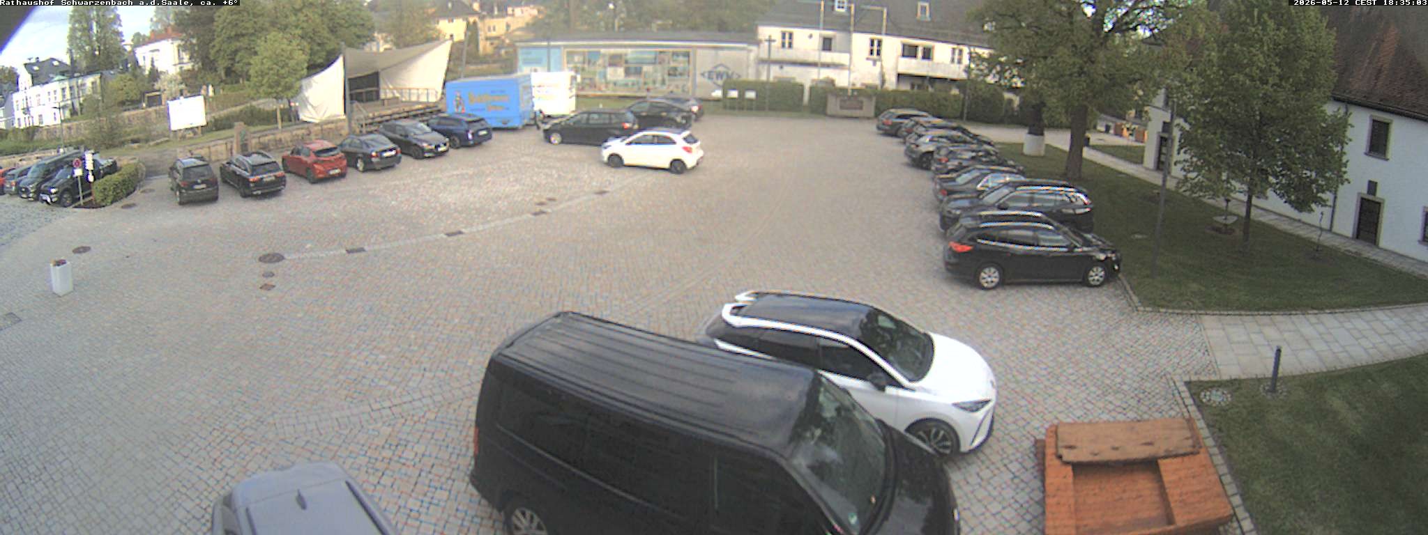 Archiv Foto Webcam Schwarzenbach an der Saale Rathaushof