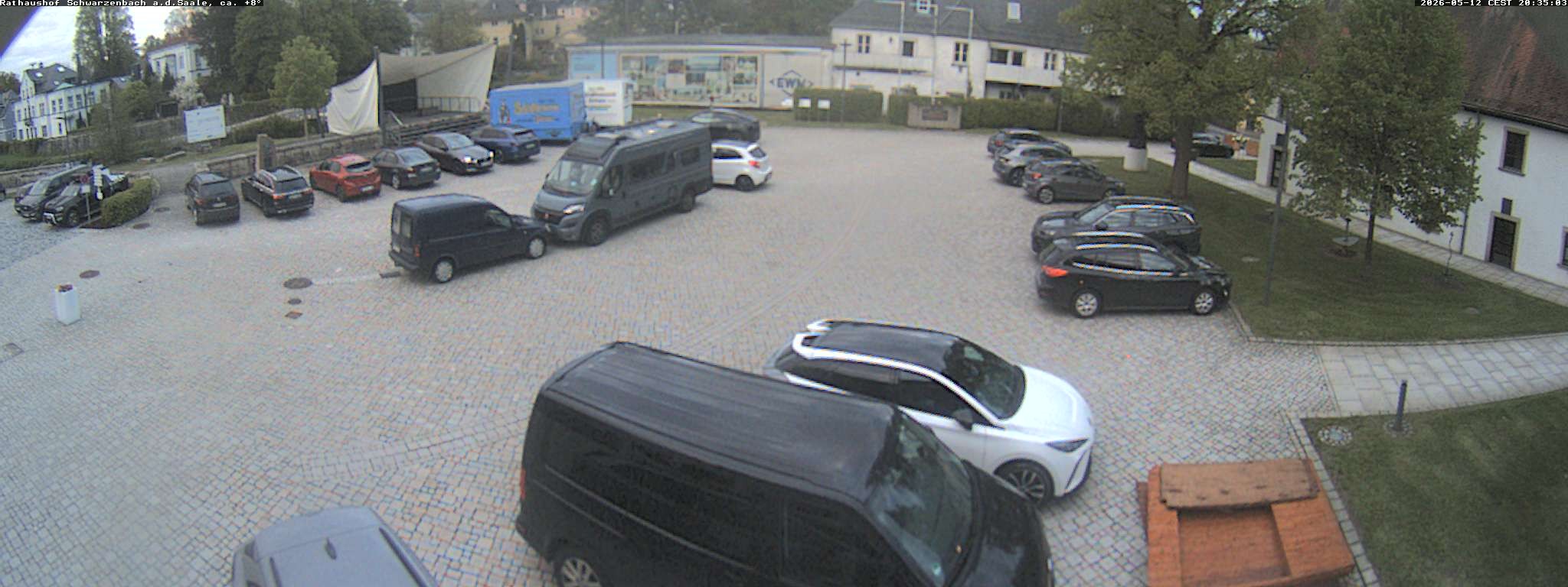 Archiv Foto Webcam Schwarzenbach an der Saale Rathaushof