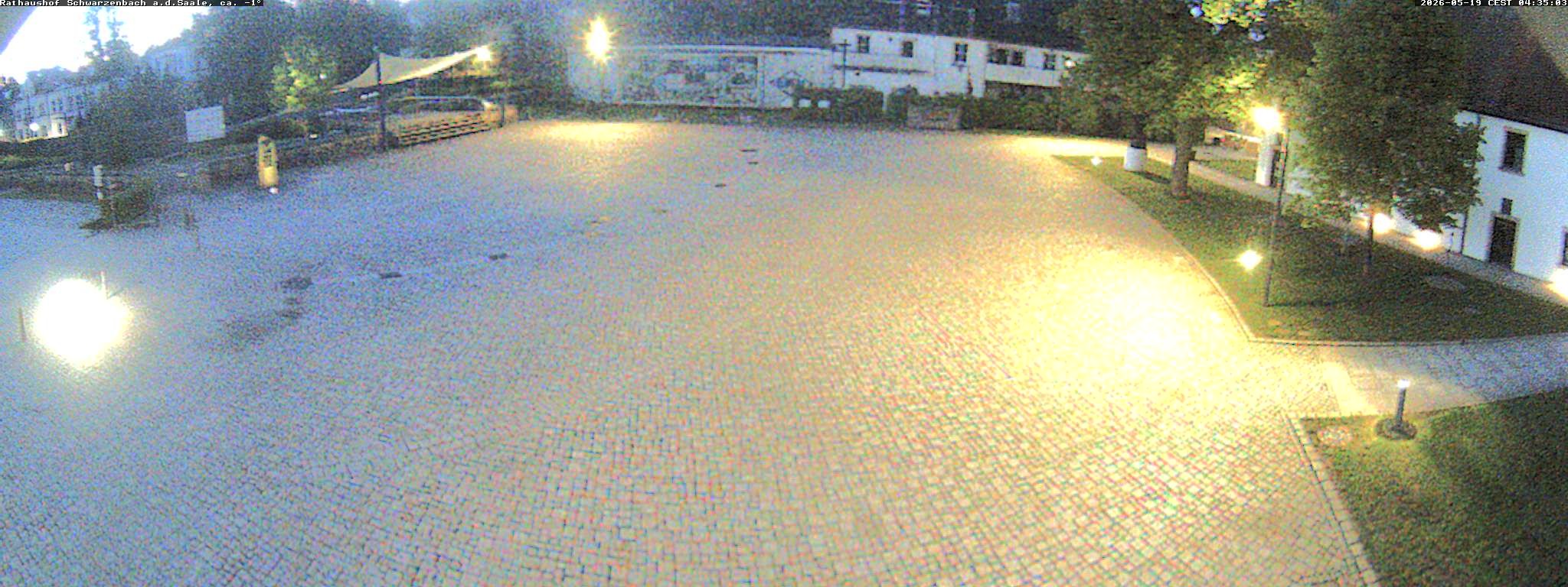 Archiv Foto Webcam Schwarzenbach an der Saale Rathaushof