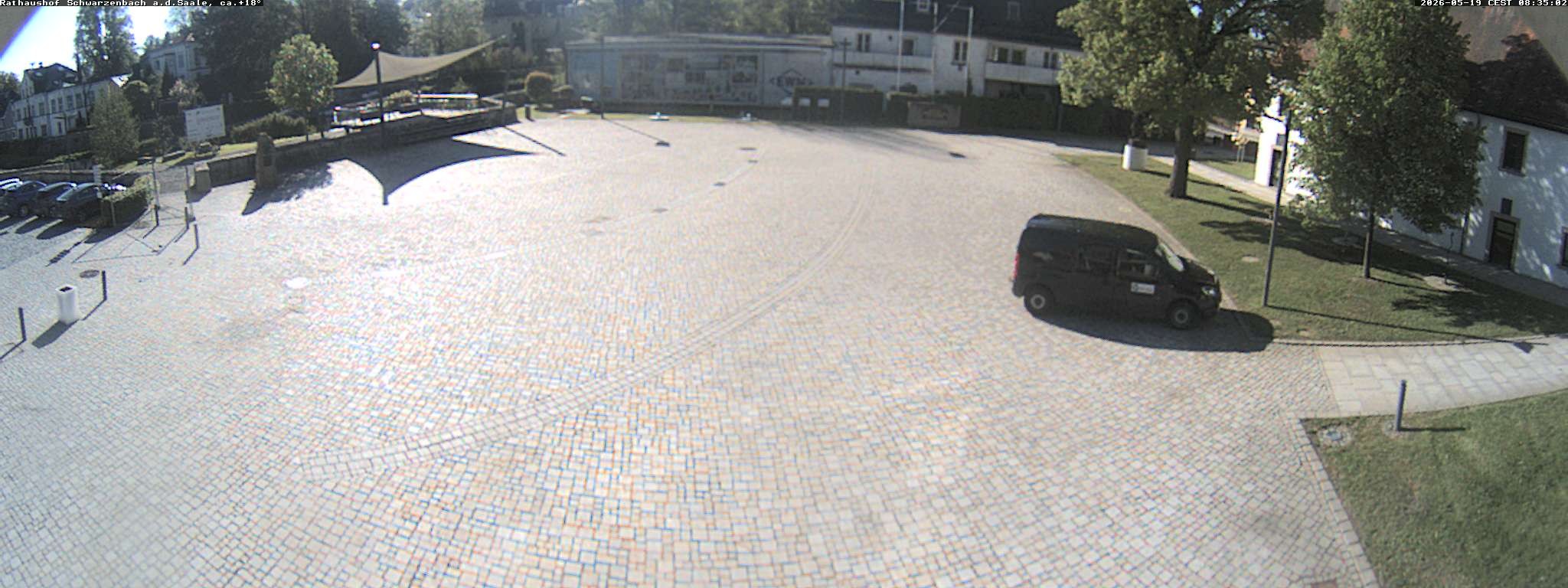 Archiv Foto Webcam Schwarzenbach an der Saale Rathaushof