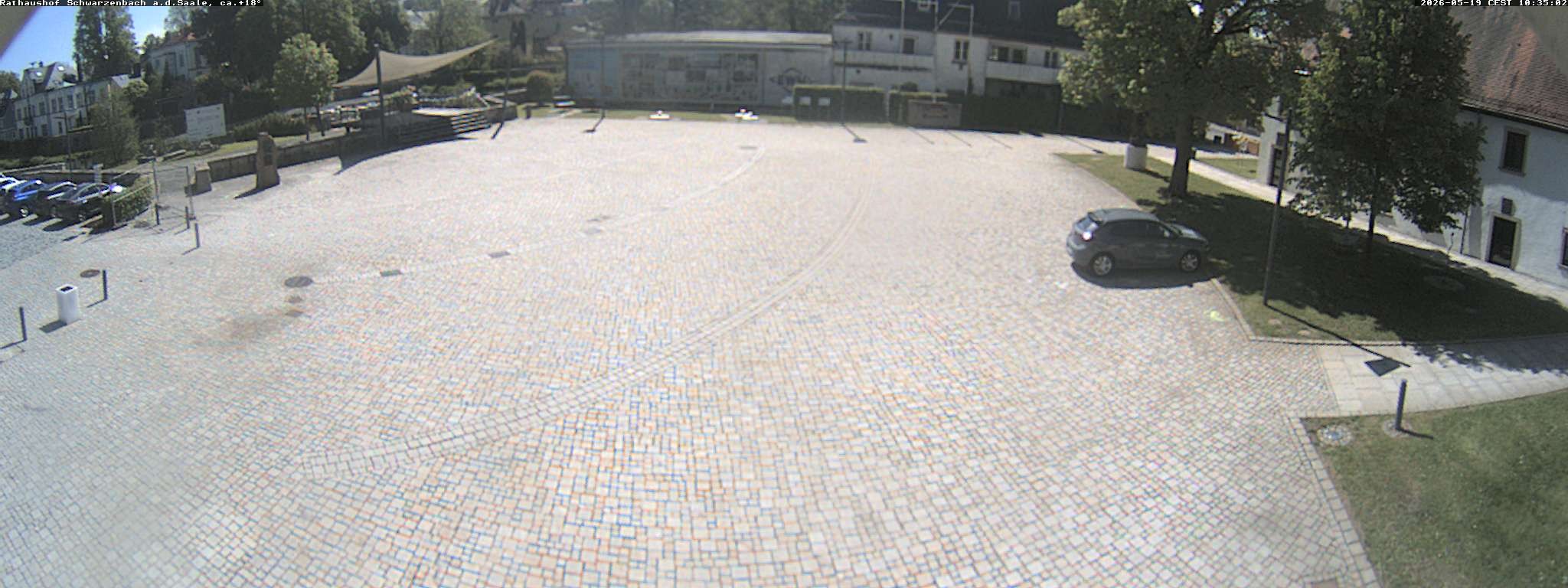 Archiv Foto Webcam Schwarzenbach an der Saale Rathaushof