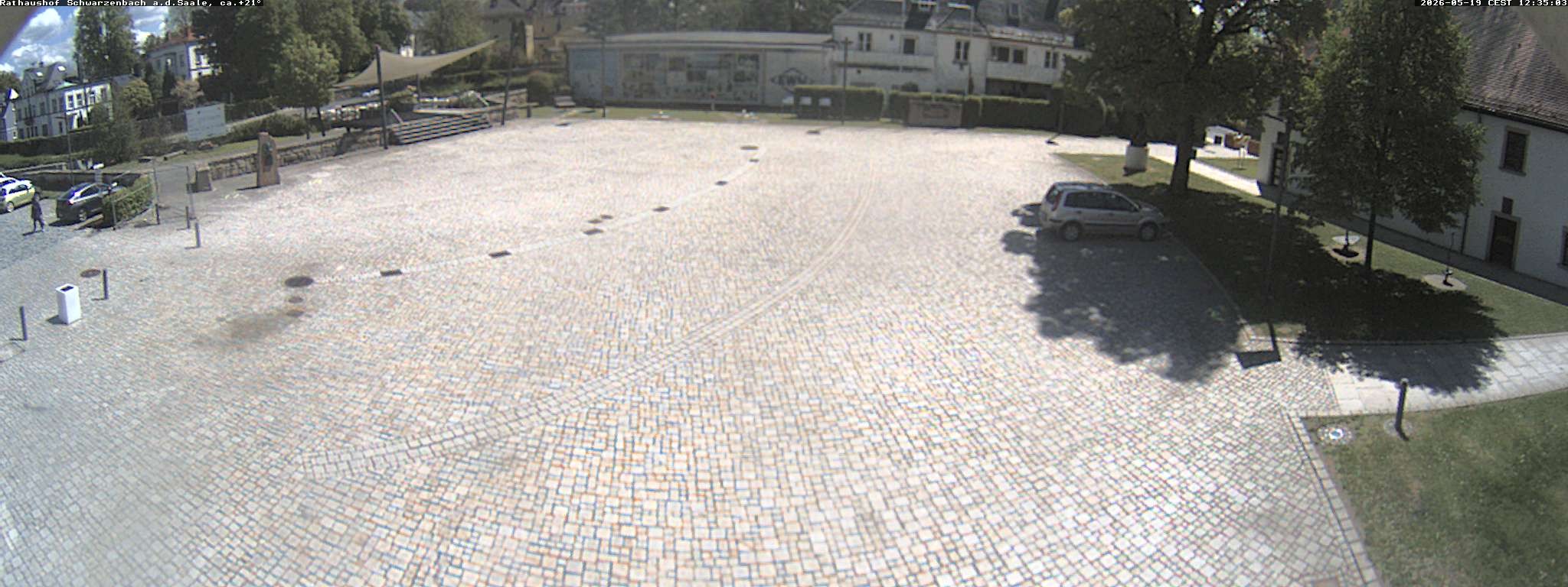 Archiv Foto Webcam Schwarzenbach an der Saale Rathaushof