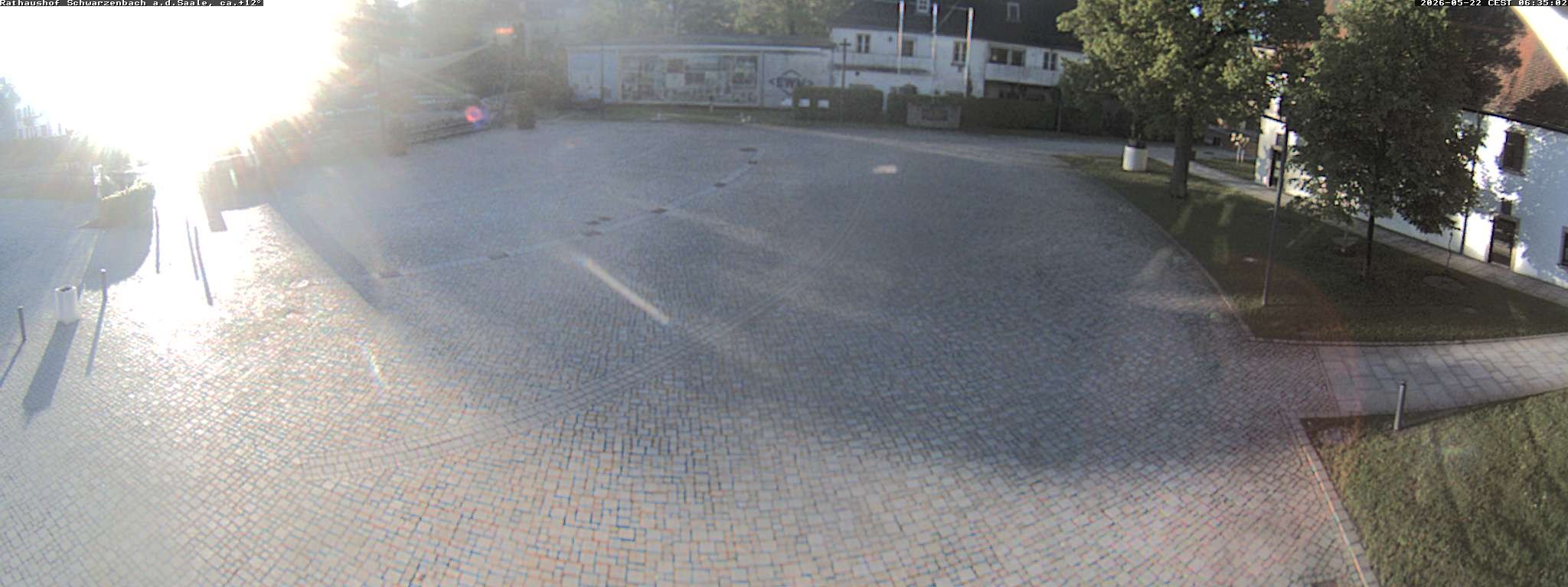Archiv Foto Webcam Schwarzenbach an der Saale Rathaushof