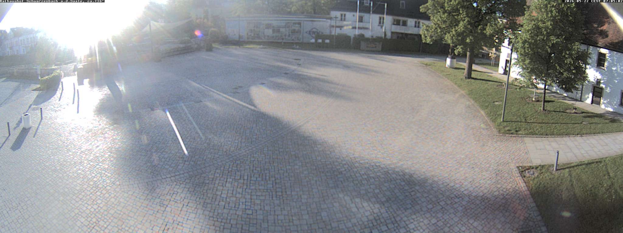 Archiv Foto Webcam Schwarzenbach an der Saale Rathaushof