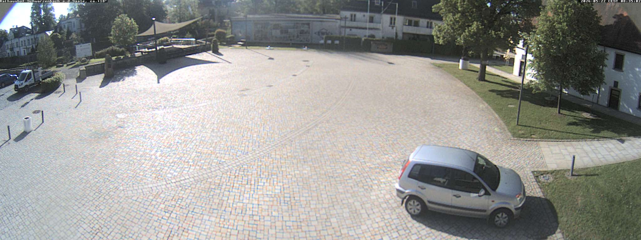 Archiv Foto Webcam Schwarzenbach an der Saale Rathaushof