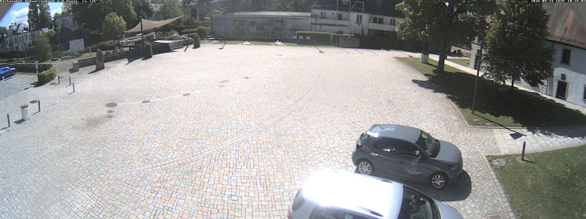 Archiv Foto Webcam Schwarzenbach an der Saale Rathaushof