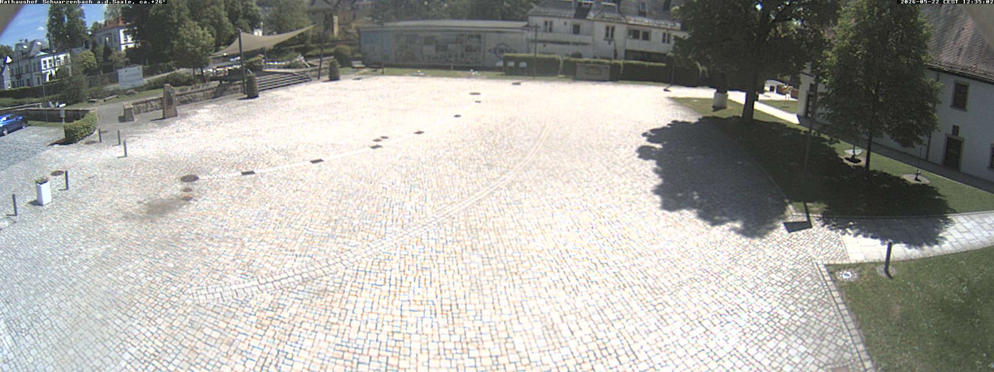 Archiv Foto Webcam Schwarzenbach an der Saale Rathaushof