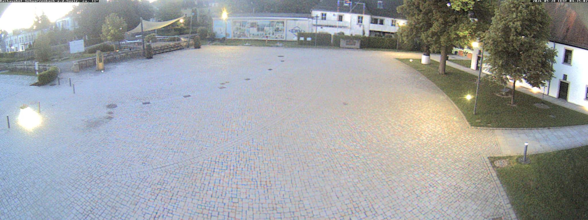 Archiv Foto Webcam Schwarzenbach an der Saale Rathaushof