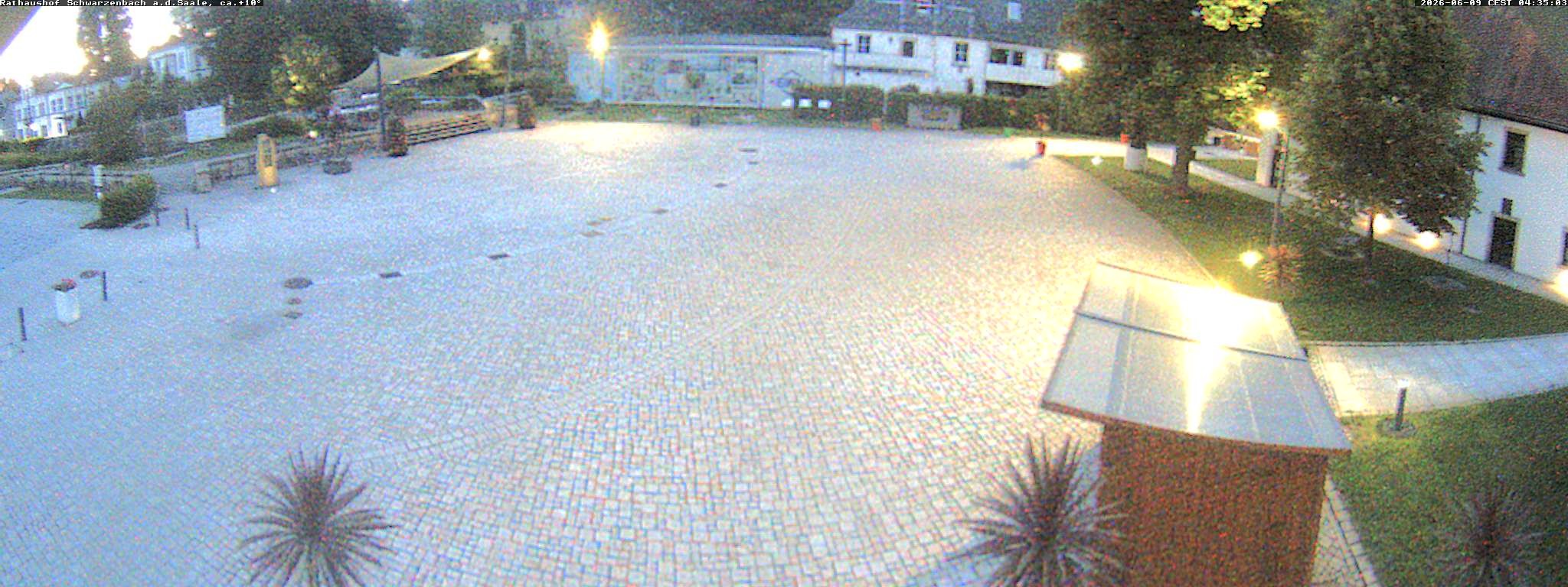 Archiv Foto Webcam Schwarzenbach an der Saale Rathaushof