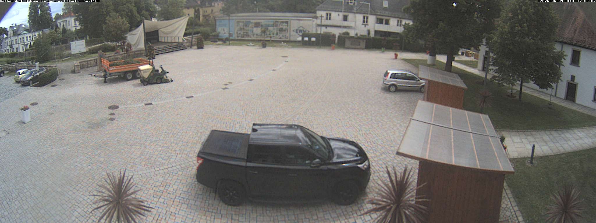 Archiv Foto Webcam Schwarzenbach an der Saale Rathaushof