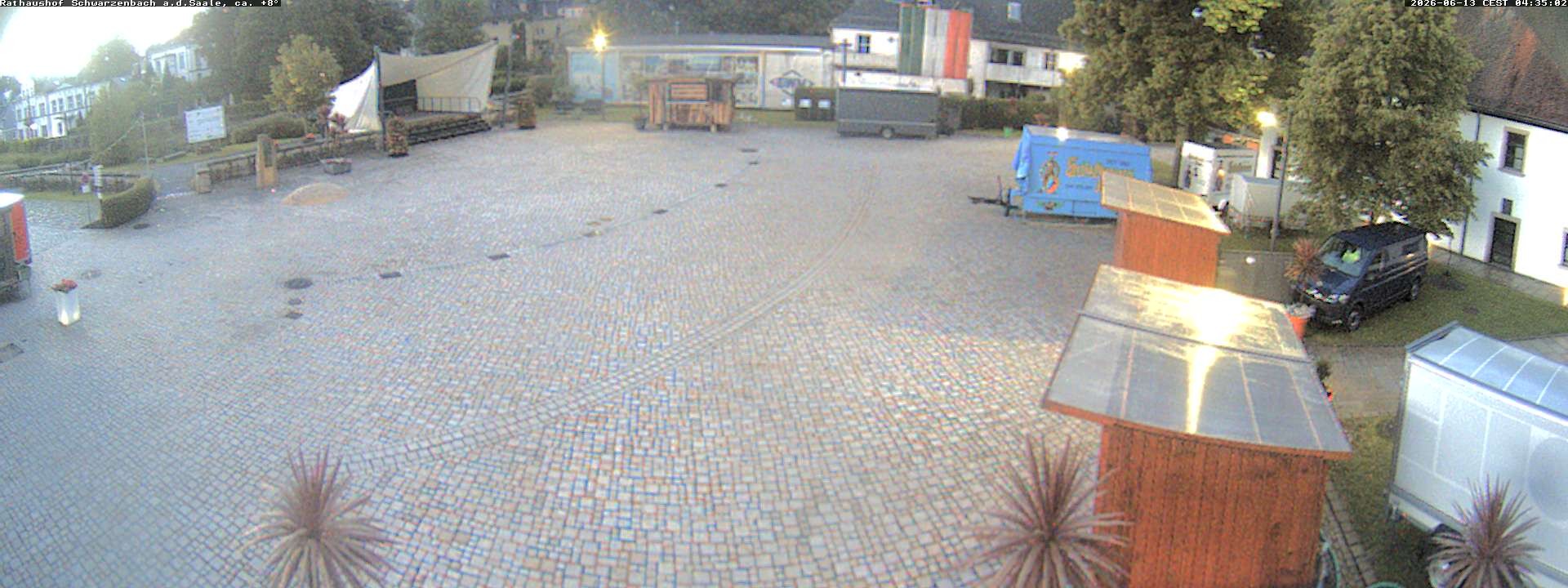 Archiv Foto Webcam Schwarzenbach an der Saale Rathaushof