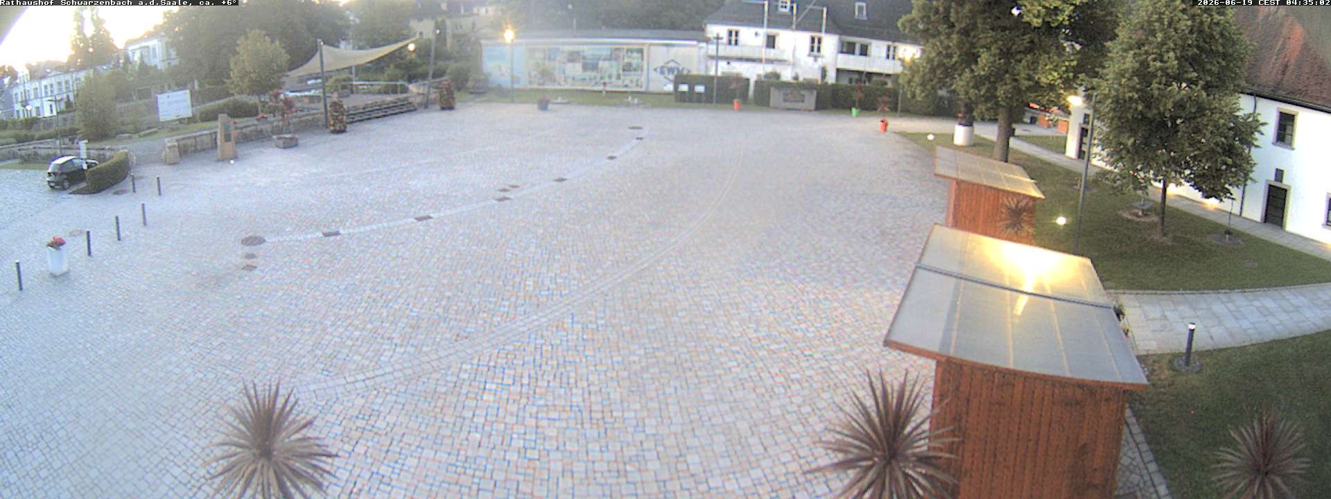 Archiv Foto Webcam Schwarzenbach an der Saale Rathaushof