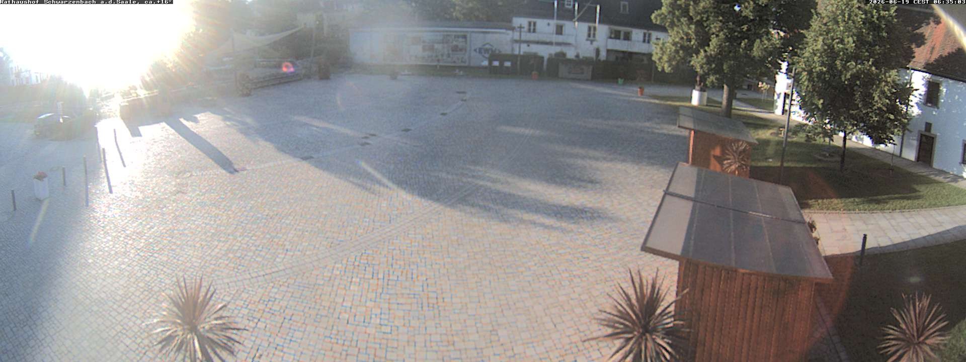 Archiv Foto Webcam Schwarzenbach an der Saale Rathaushof