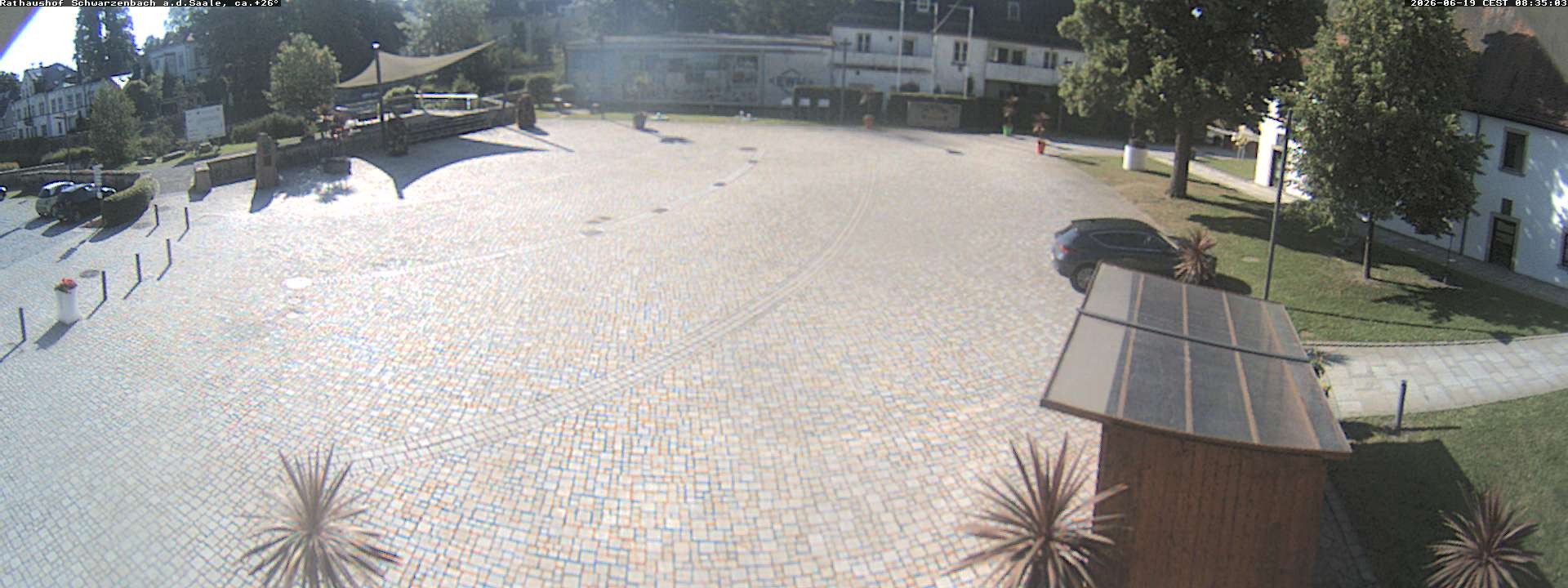 Archiv Foto Webcam Schwarzenbach an der Saale Rathaushof